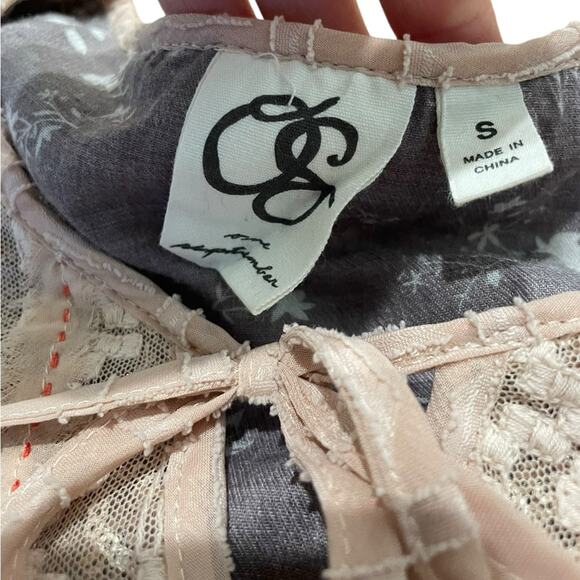 One‎ September Blush Long Sleeve Anwen Peasant Dress- S - Picture 6 of 10